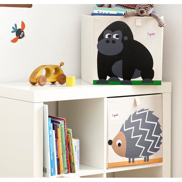 Vilcombe Friendly Gorilla Children's Foldable Fabric Storage Bin